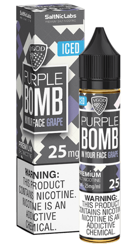 VGOD SALTNIC ICED PURPLE BOMB